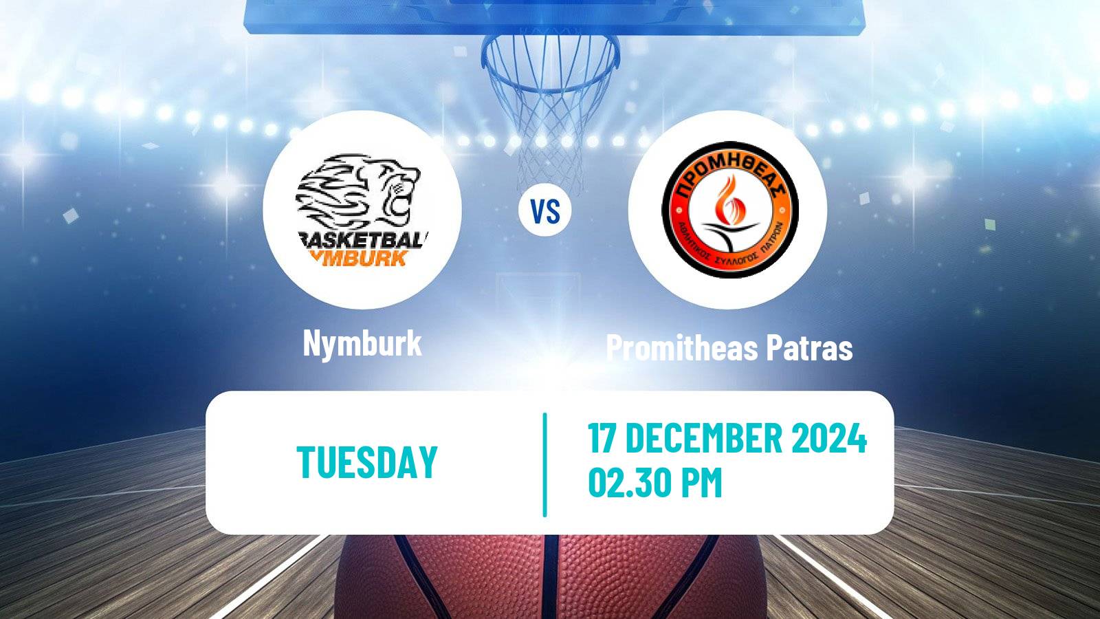 Basketball Champions League Basketball Nymburk - Promitheas Patras