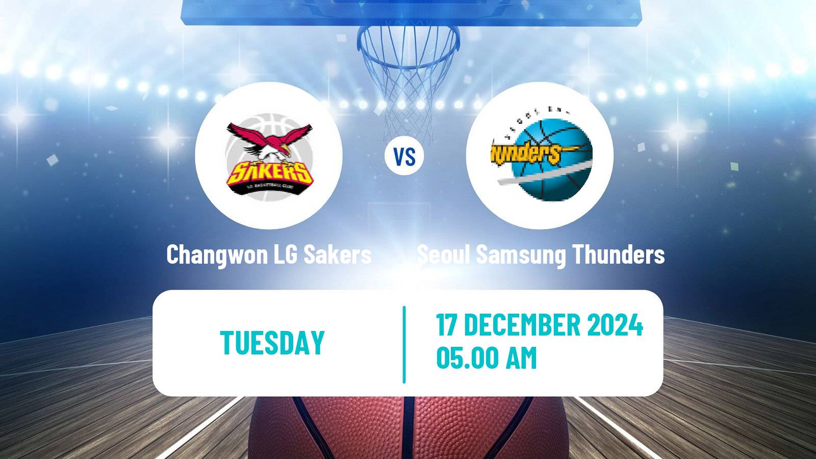 Basketball KBL Changwon LG Sakers - Seoul Samsung Thunders