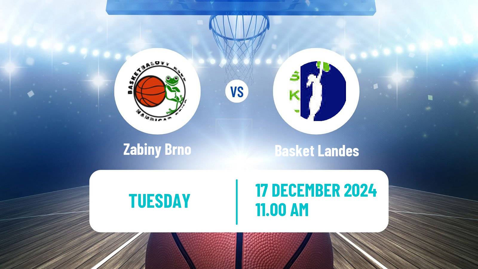 Basketball Euroleague Women Zabiny Brno - Basket Landes