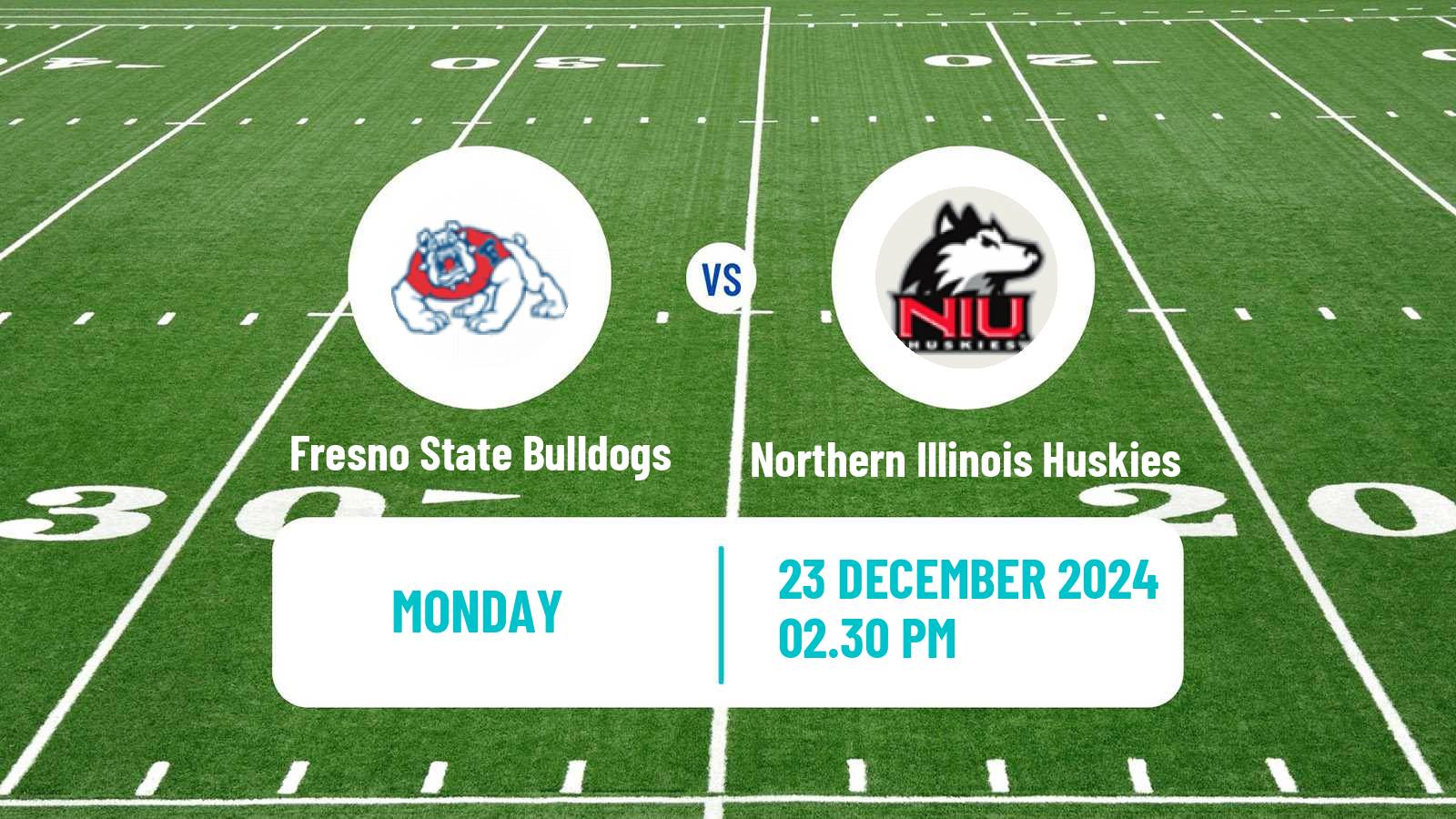 American football NCAA College Football Fresno State Bulldogs - Northern Illinois Huskies