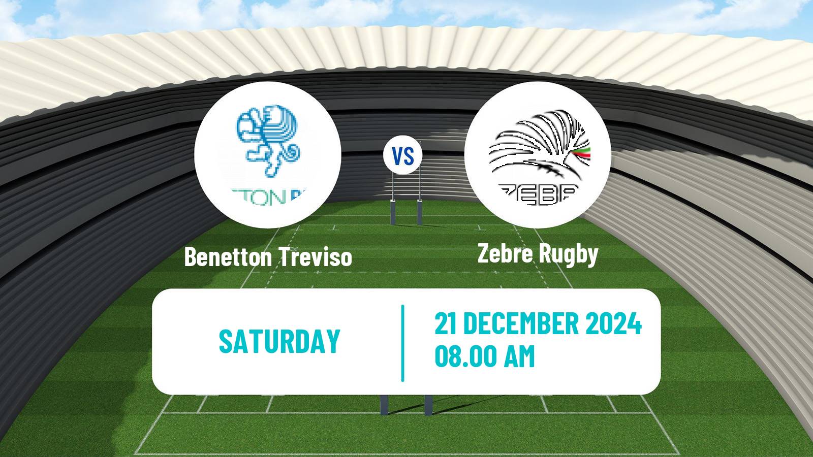 Rugby union United Rugby Championship Benetton Treviso - Zebre