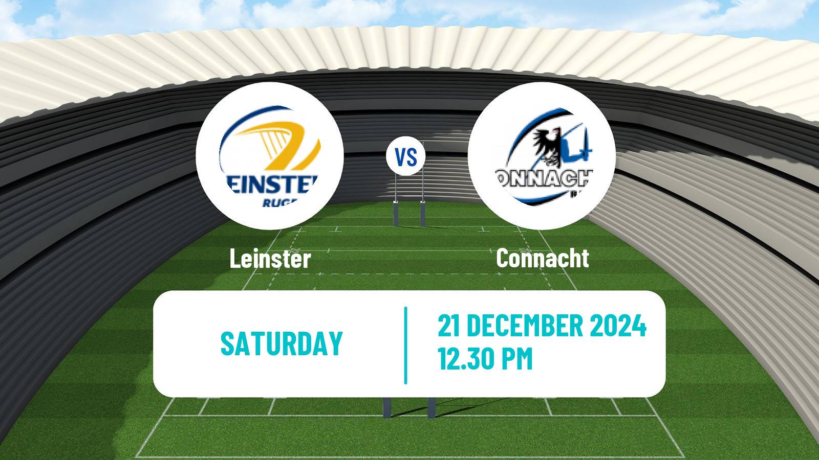 Rugby union United Rugby Championship Leinster - Connacht