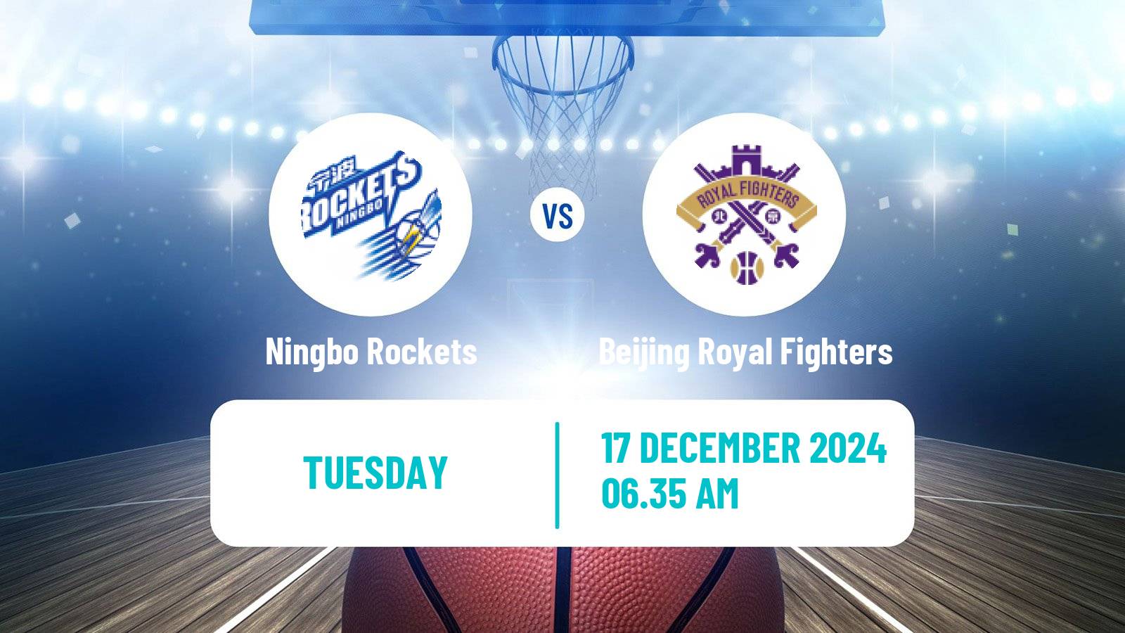 Basketball CBA Ningbo Rockets - Beijing Royal Fighters