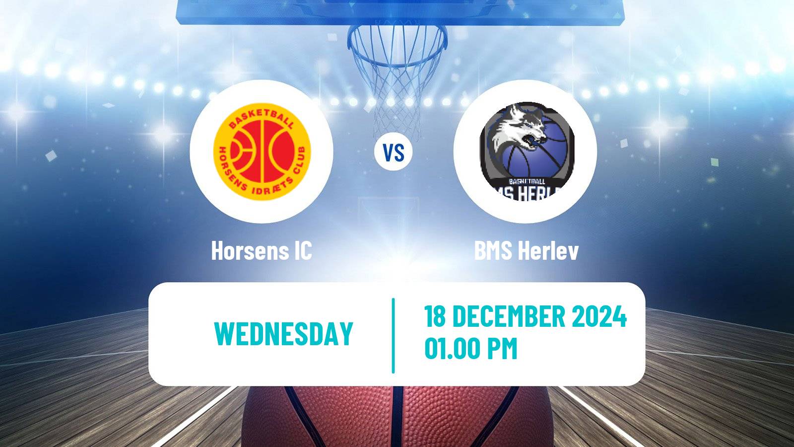 Basketball Danish Basketligaen Horsens - BMS Herlev