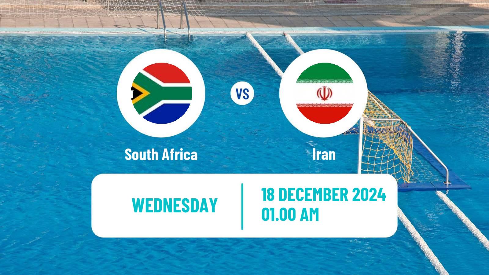 Water polo World Cup Water Polo South Africa - Iran