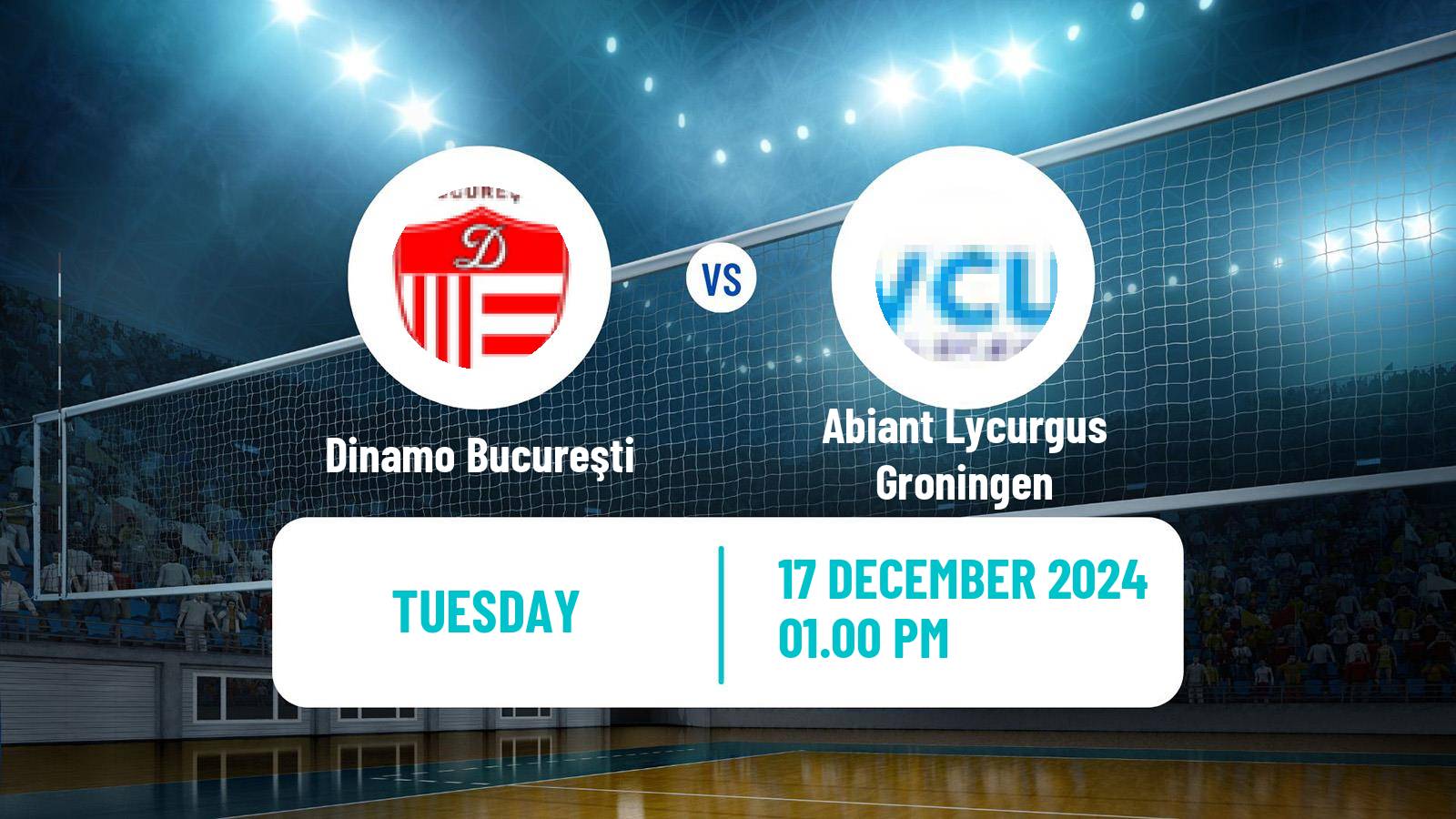 Volleyball CEV Challenge Cup Dinamo Bucureşti - Abiant Lycurgus Groningen