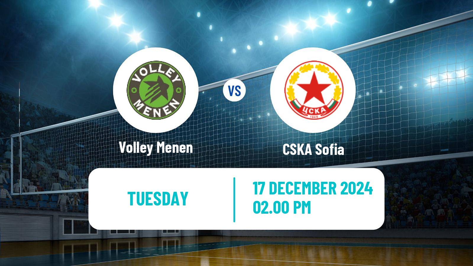 Volleyball CEV Challenge Cup Menen - CSKA Sofia