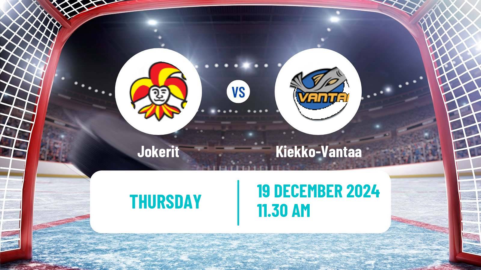 Hockey Finnish Mestis Jokerit - Kiekko-Vantaa