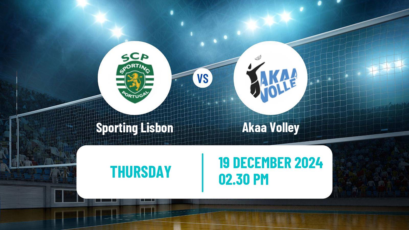 Volleyball CEV Challenge Cup Sporting Lisbon - Akaa