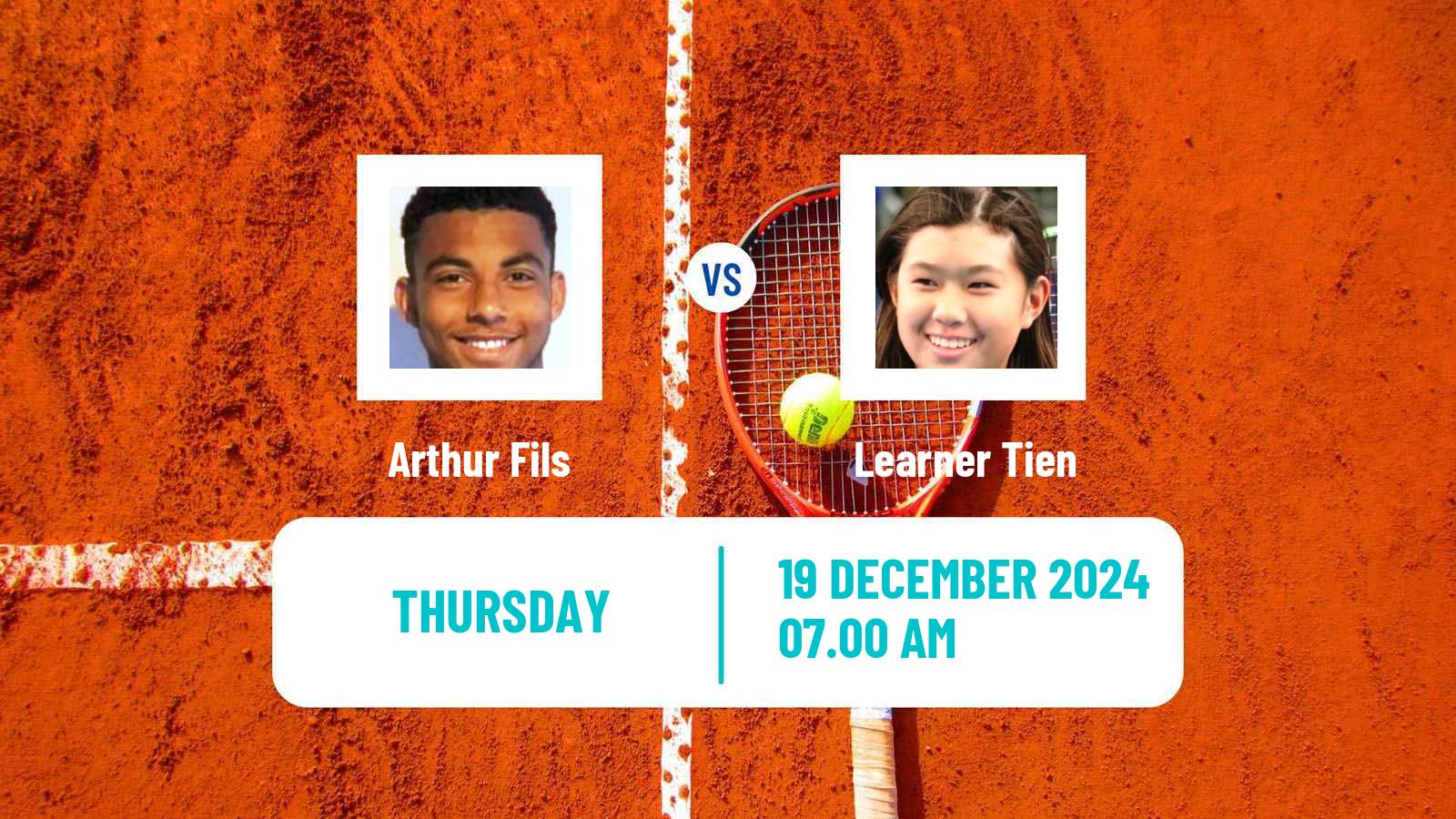 Tennis ATP Next Gen Finals Arthur Fils - Learner Tien