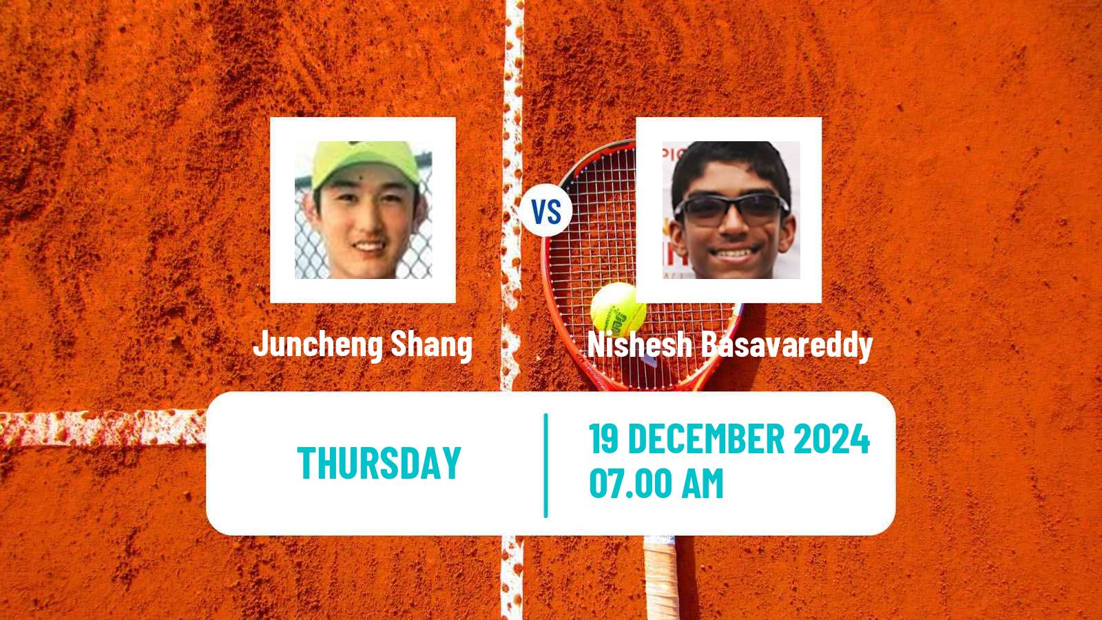 Tennis ATP Next Gen Finals Juncheng Shang - Nishesh Basavareddy