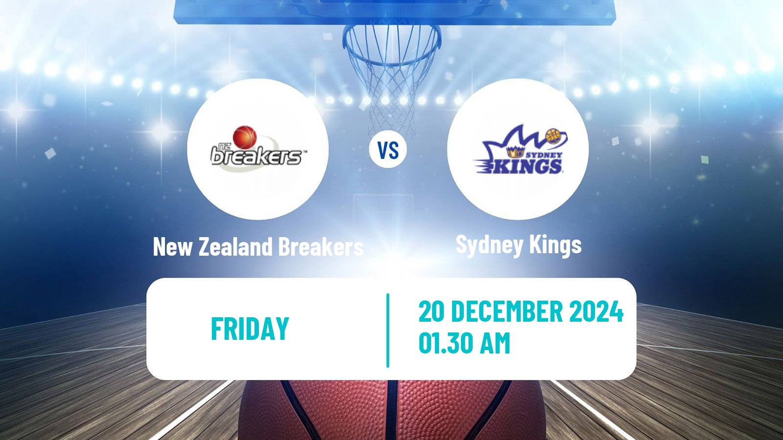 Basketball Australian NBL New Zealand Breakers - Sydney Kings