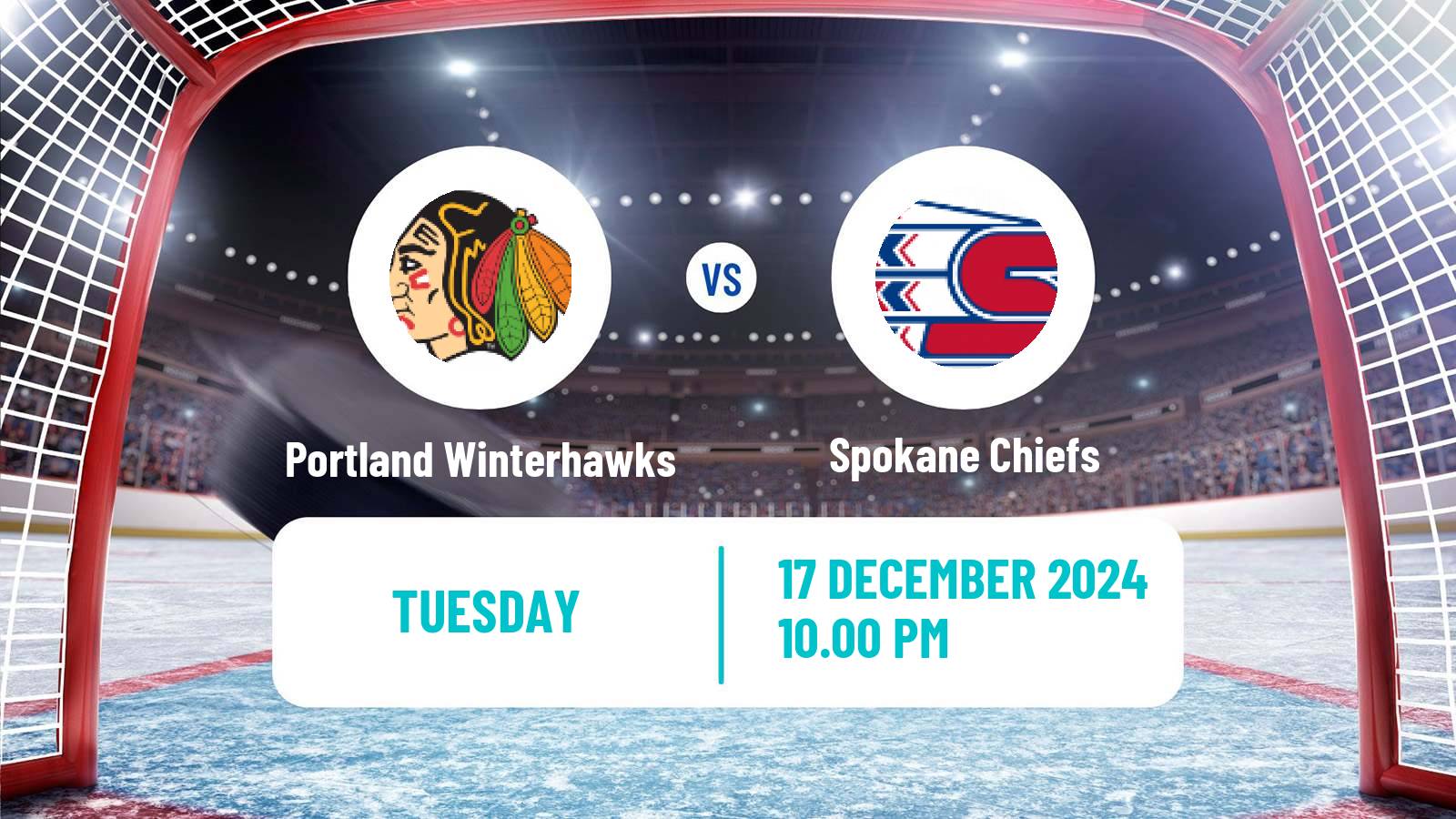 Hockey WHL Portland Winterhawks - Spokane Chiefs