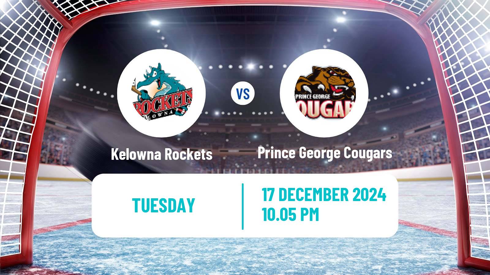 Hockey WHL Kelowna Rockets - Prince George Cougars