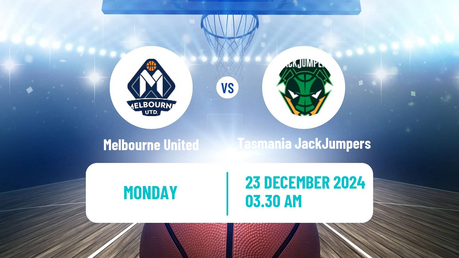 Basketball Australian NBL Melbourne United - Tasmania JackJumpers