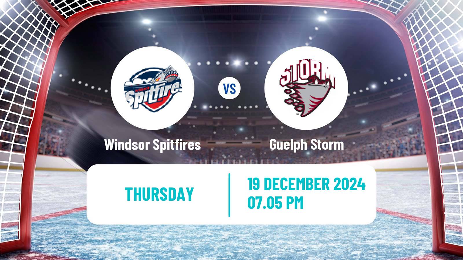 Hockey OHL Windsor Spitfires - Guelph Storm