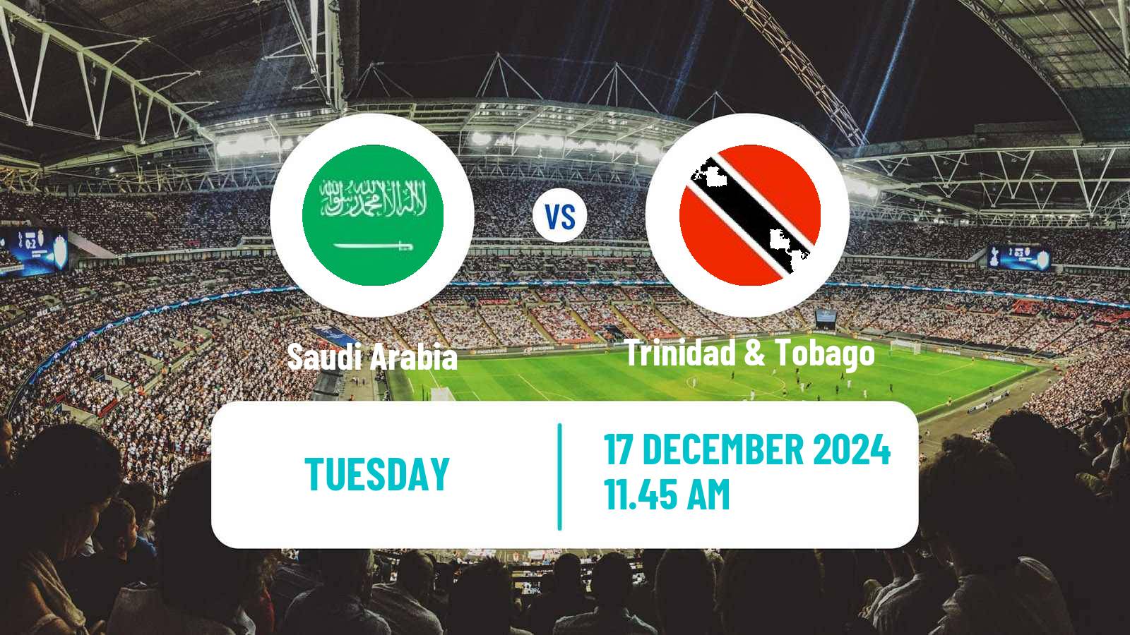 Soccer Friendly Saudi Arabia - Trinidad & Tobago