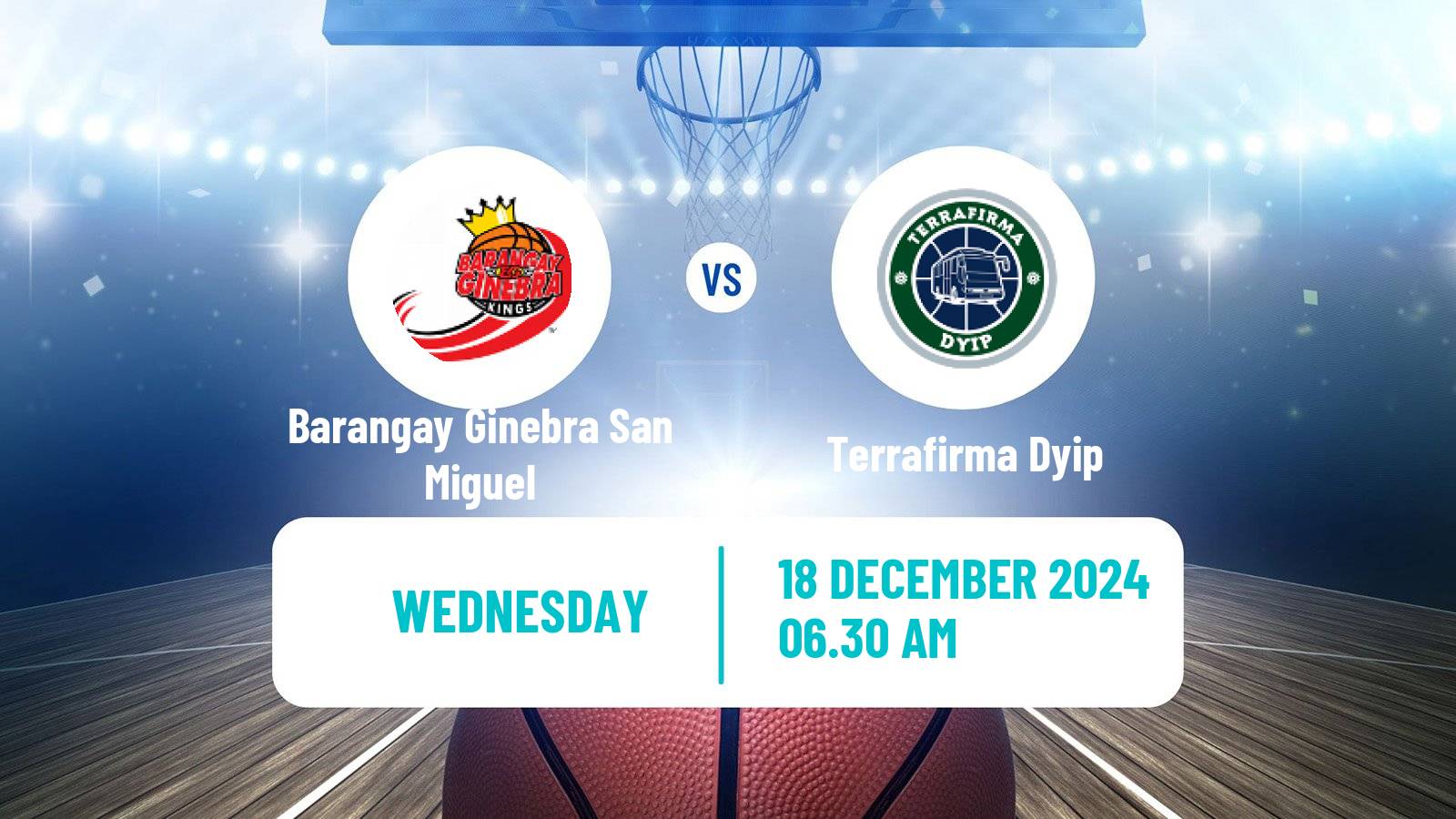 Basketball Philippines - Commissioners Cup Barangay Ginebra San Miguel - Terrafirma Dyip