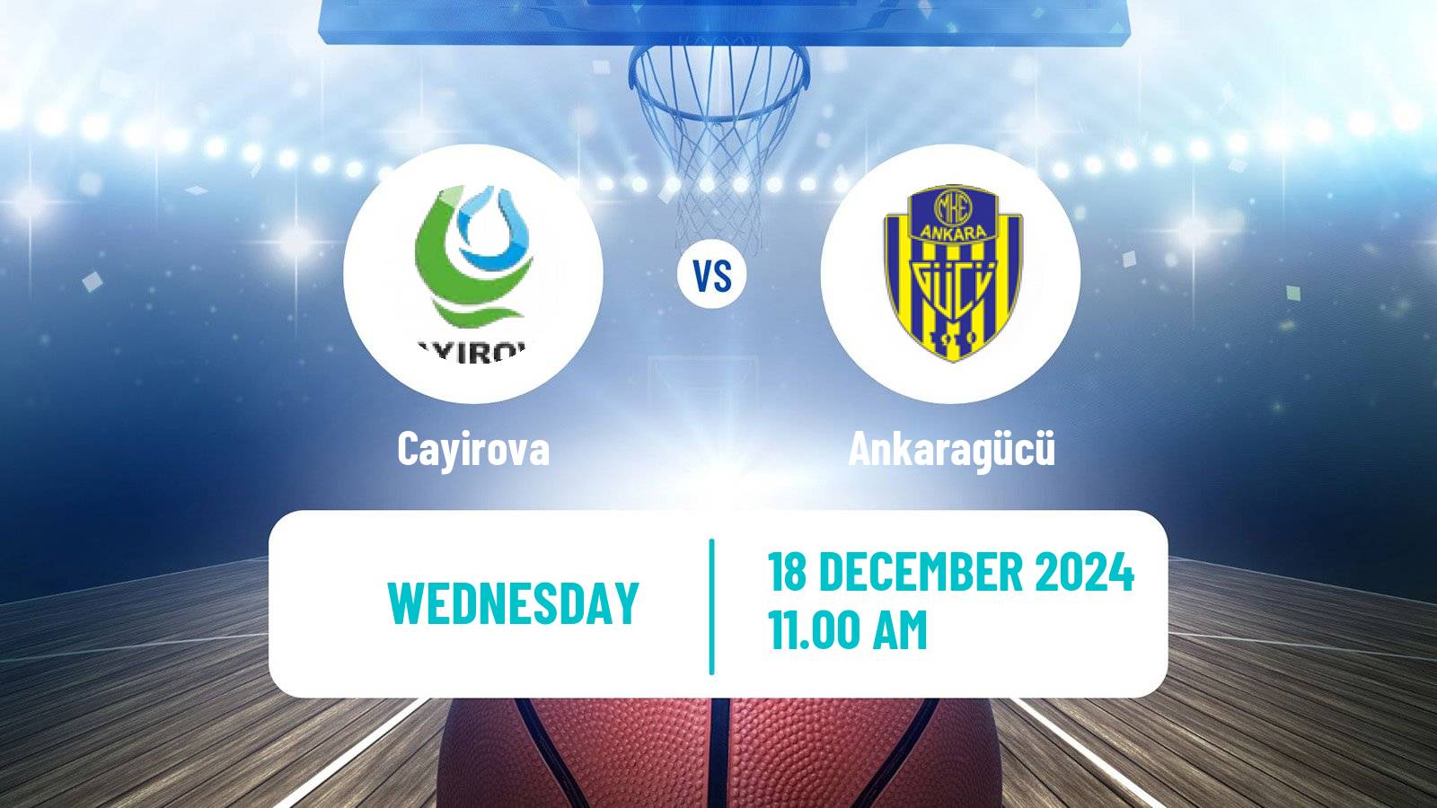 Basketball Turkish TBL Cayirova - Ankaragücü