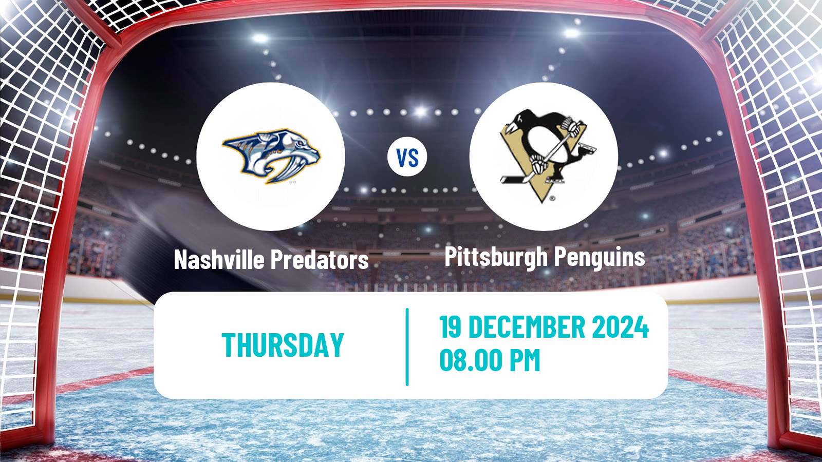 Hockey NHL Nashville Predators - Pittsburgh Penguins