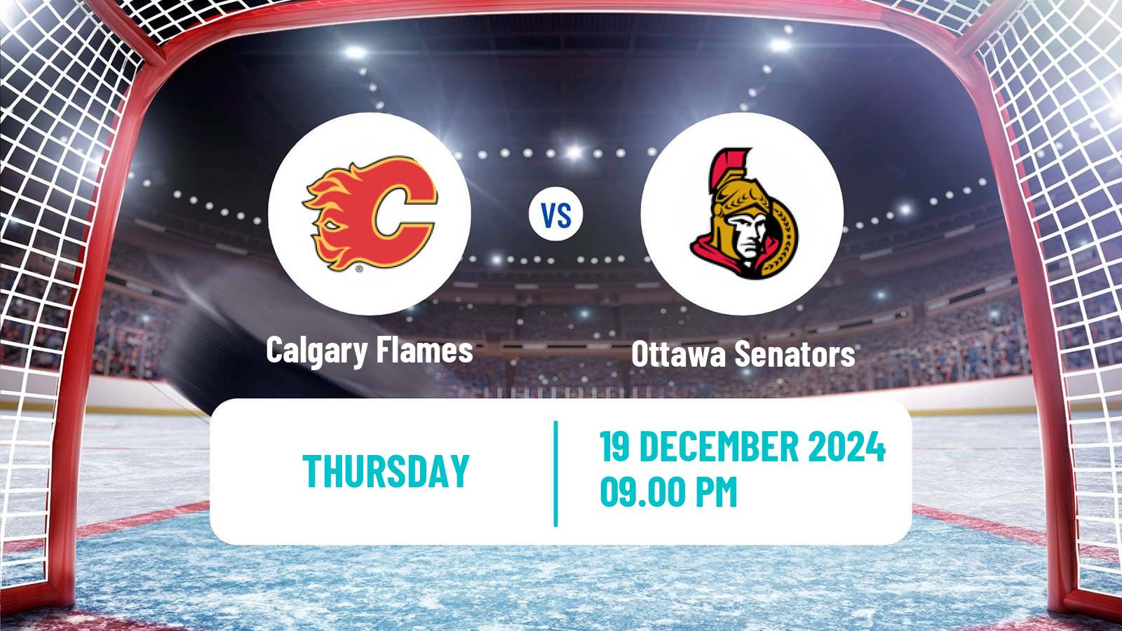 Hockey NHL Calgary Flames - Ottawa Senators