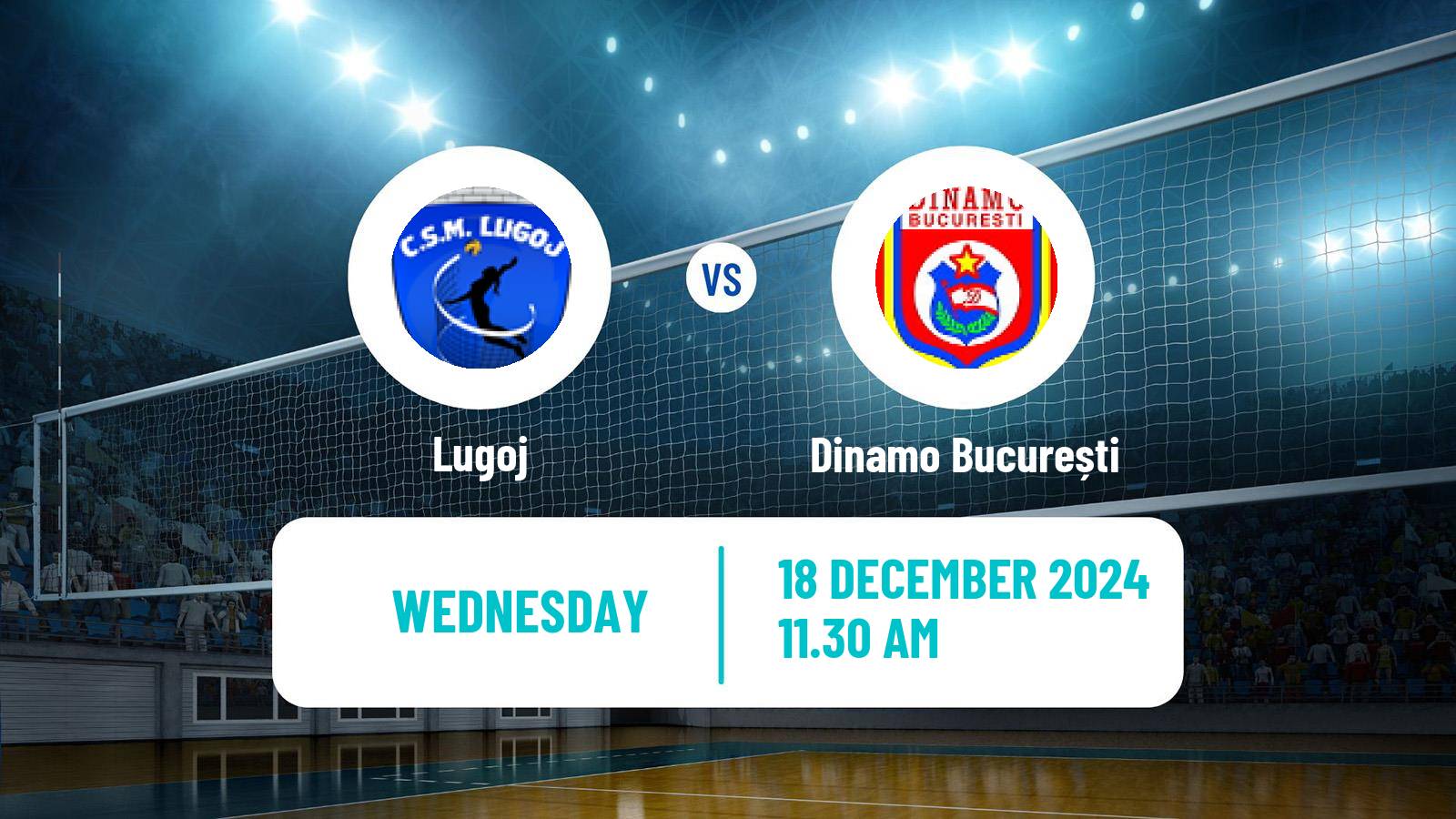 Volleyball Romanian Divizia A1 Volleyball Women Lugoj - Dinamo București