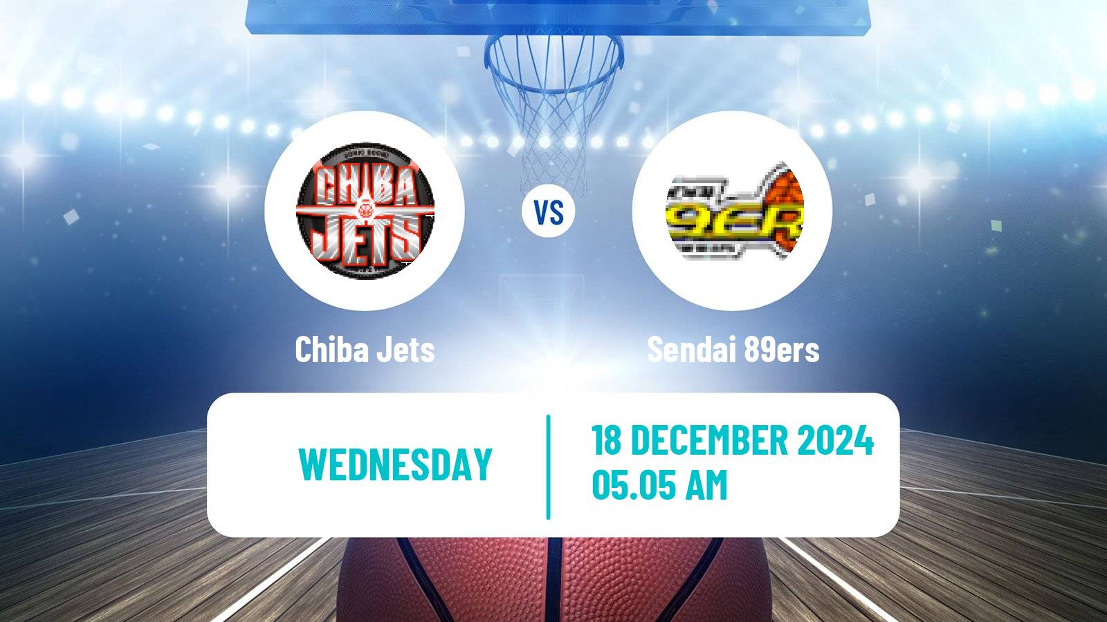 Basketball BJ League Chiba Jets - Sendai 89ers