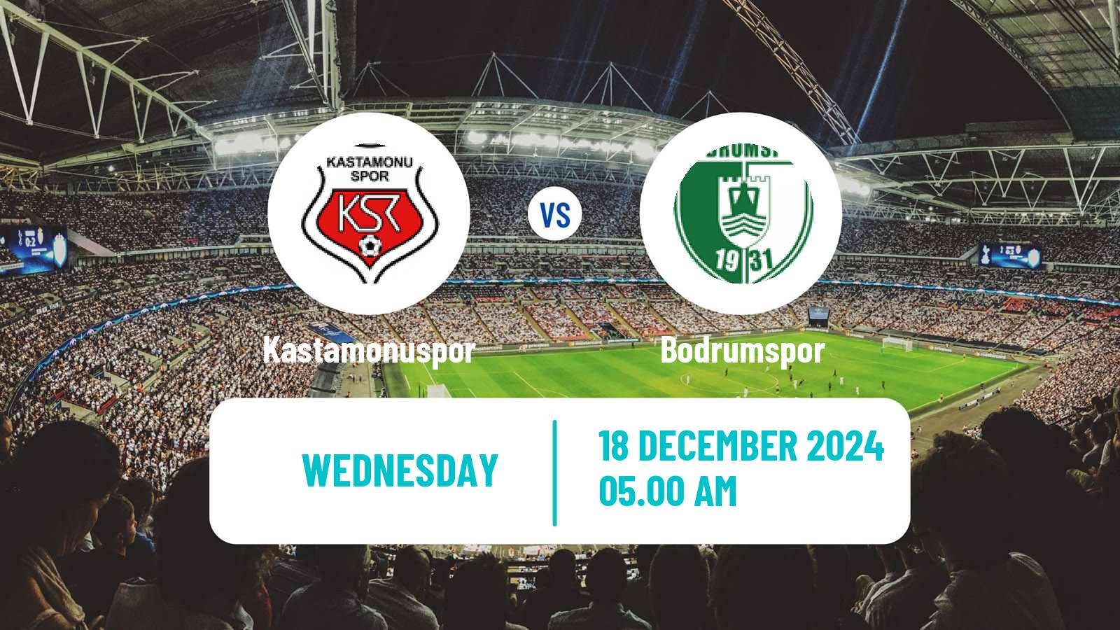 Soccer Turkish Cup Kastamonuspor - Bodrumspor