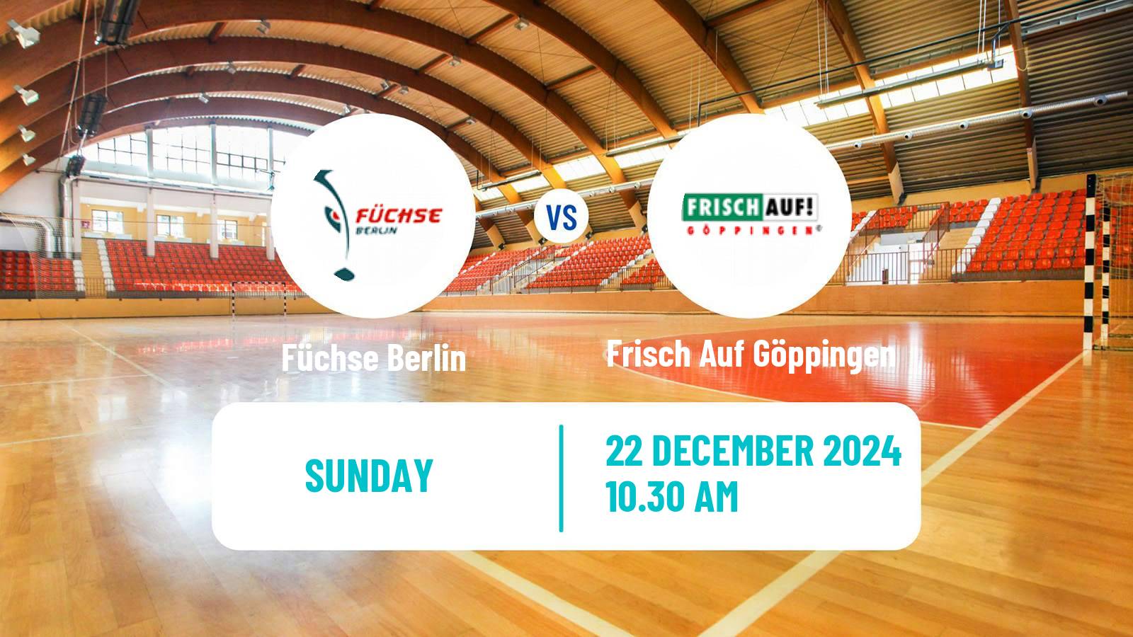 Handball German Bundesliga Handball Füchse Berlin - Frisch Auf Göppingen