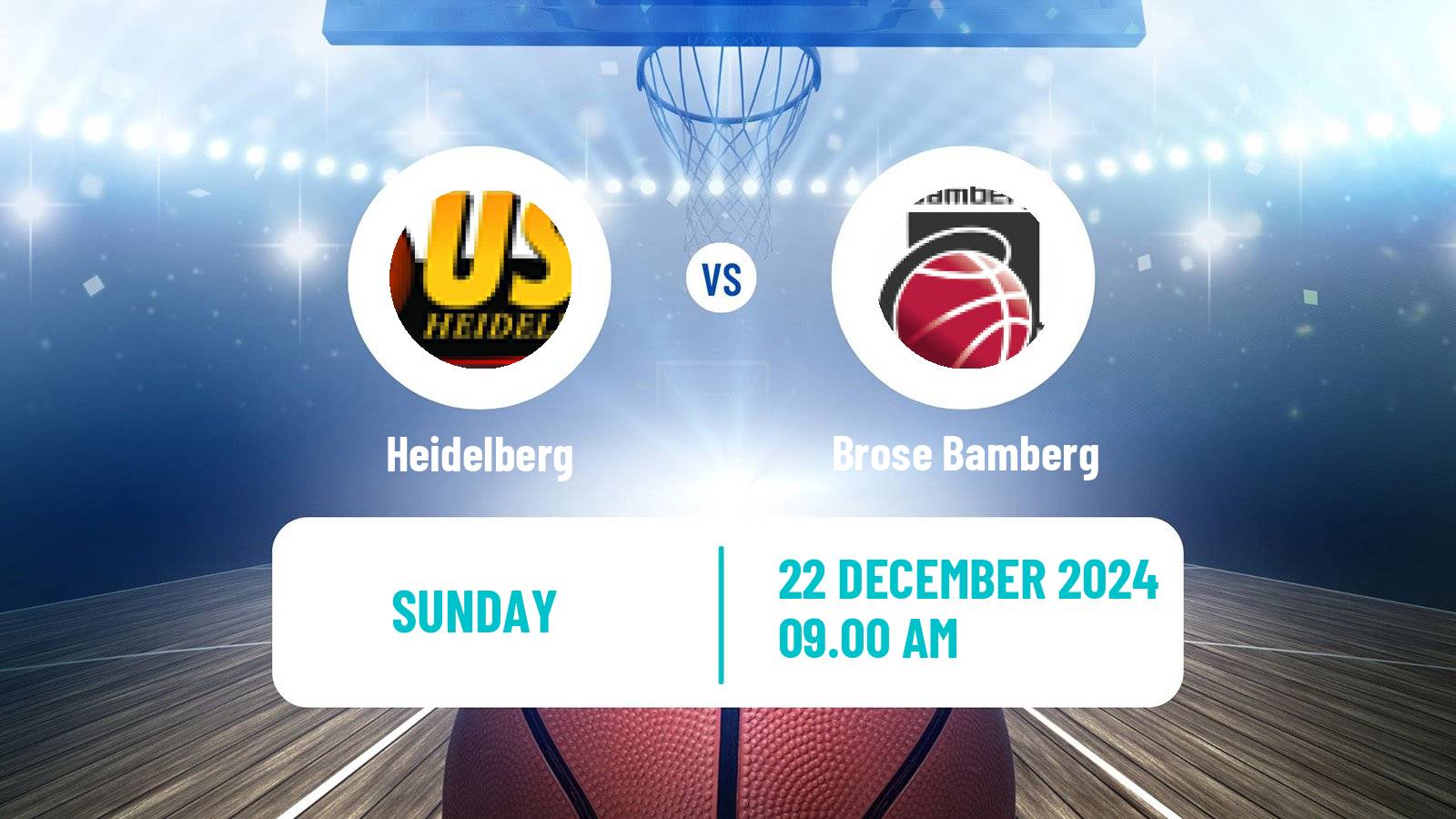 Basketball German BBL Heidelberg - Brose Bamberg