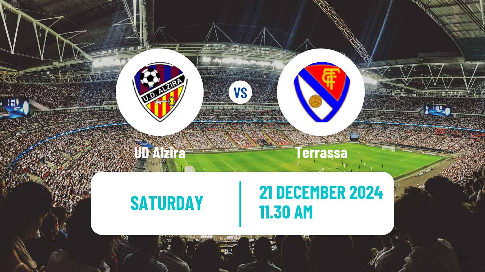 Soccer Spanish Segunda RFEF - Group 3 Alzira - Terrassa