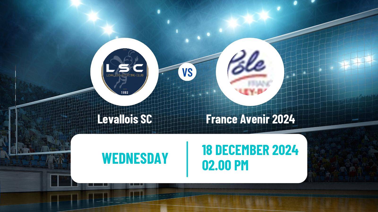 Volleyball French Ligue A Volleyball Women Levallois - France Avenir 2024