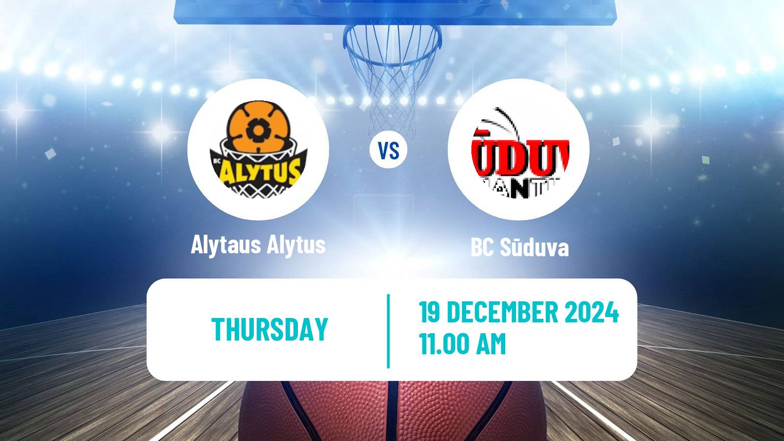 Basketball Lietuvos NKL Alytaus Alytus - Sūduva