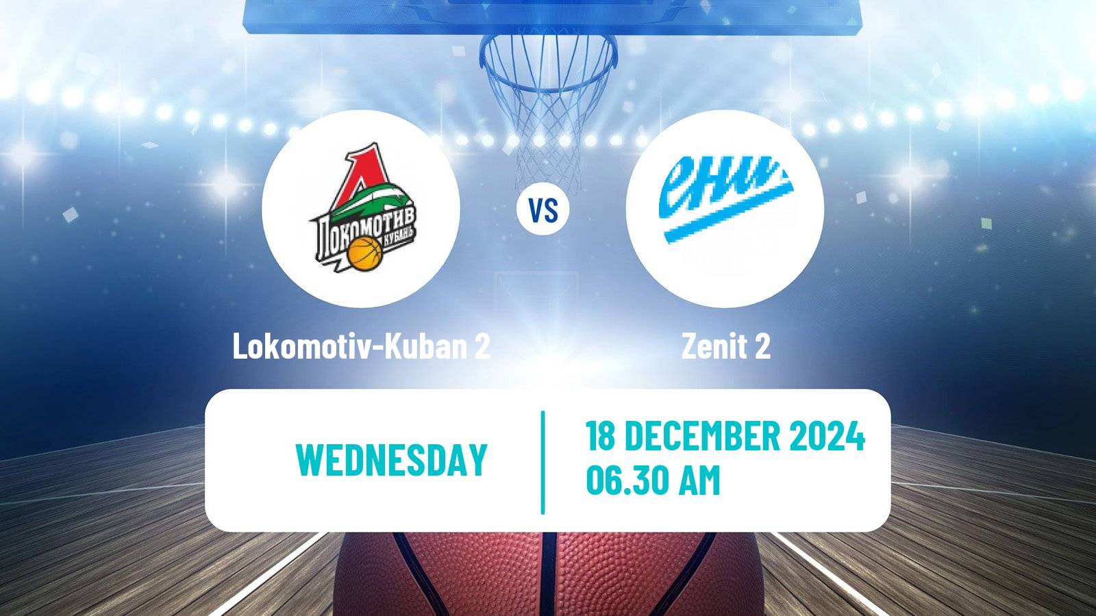 Basketball Russian Super League Basketball Lokomotiv-Kuban 2 - Zenit 2