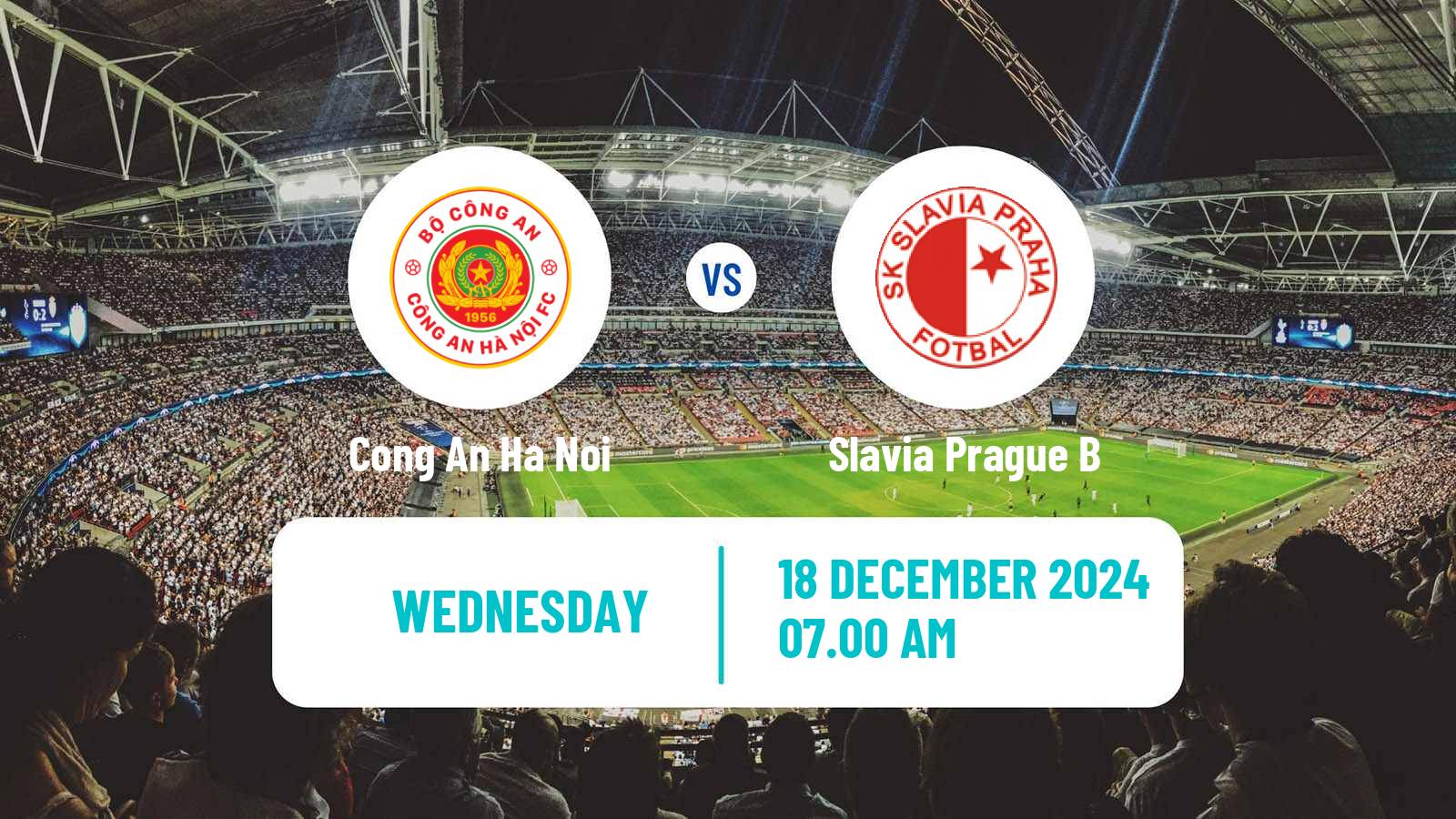 Soccer Club Friendly Cong An Ha Noi - Slavia Prague B