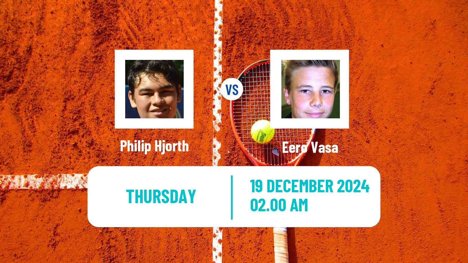 Tennis ITF M15 Doha 3 Men Philip Hjorth - Eero Vasa