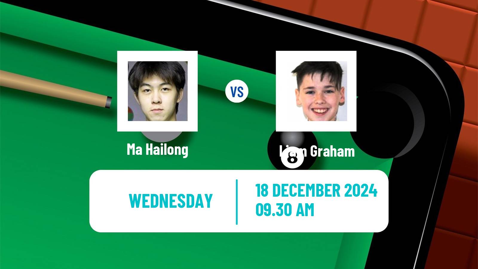 Snooker German Masters Ma Hailong - Liam Graham