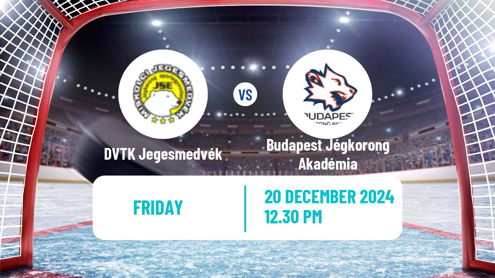 Hockey Hungarian Erste Liga Hockey DVTK Jegesmedvék - Budapest Jégkorong Akadémia