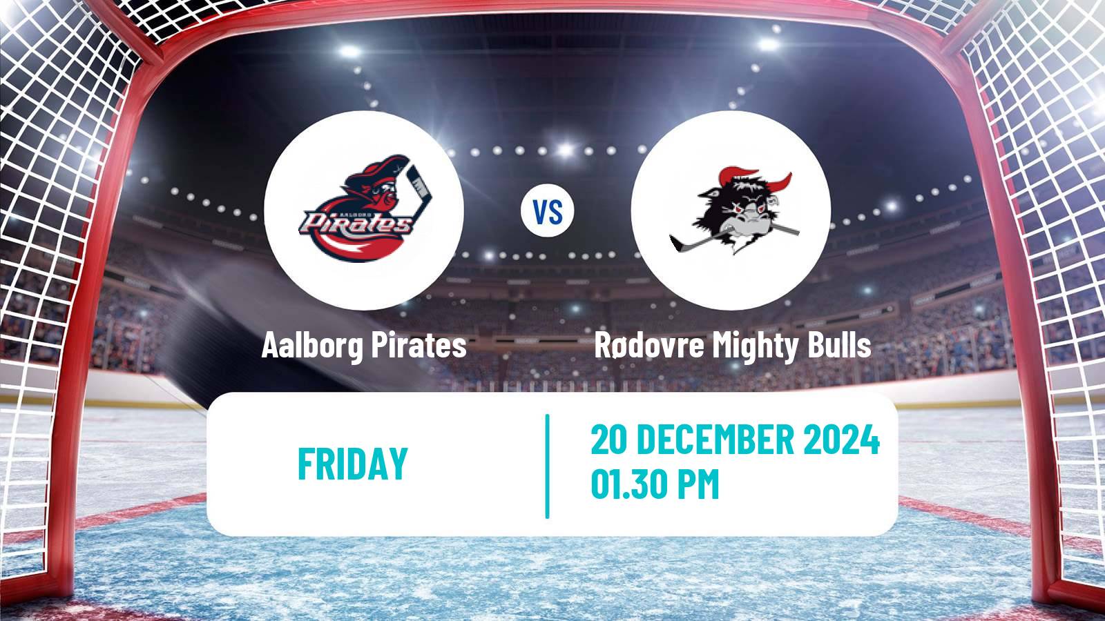 Hockey Danish Ishockey Ligaen Aalborg Pirates - Rødovre Mighty Bulls