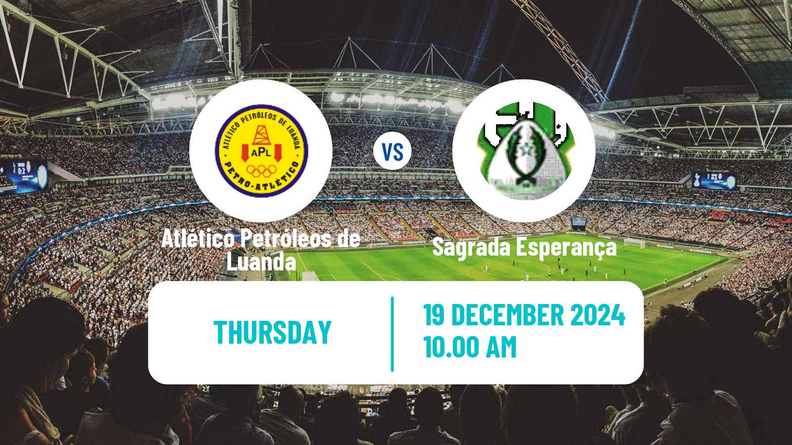 Soccer Angolan Girabola Atlético Petróleos de Luanda - Sagrada Esperança