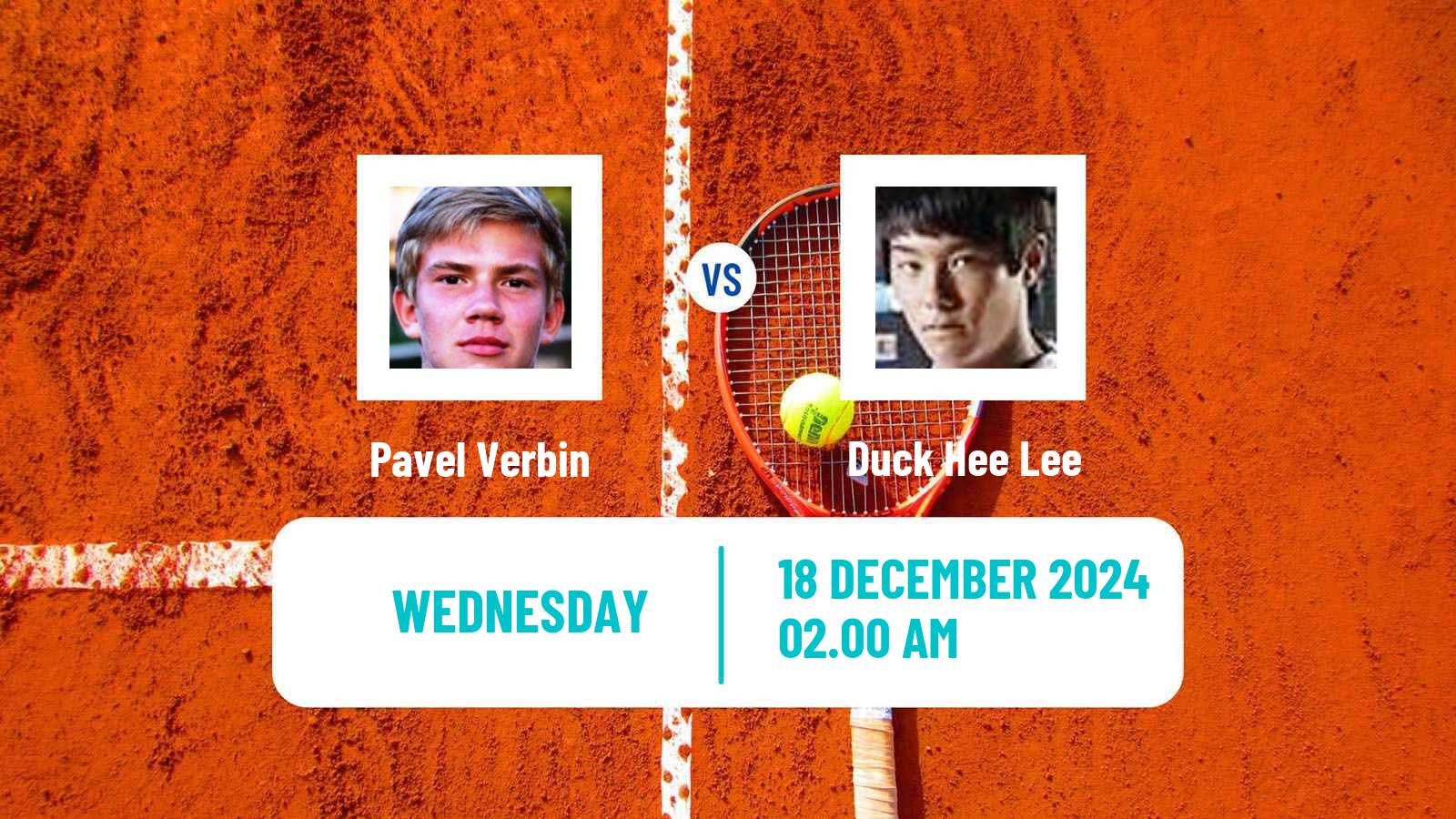 Tennis ITF M15 Bali 3 Men Pavel Verbin - Duck Hee Lee