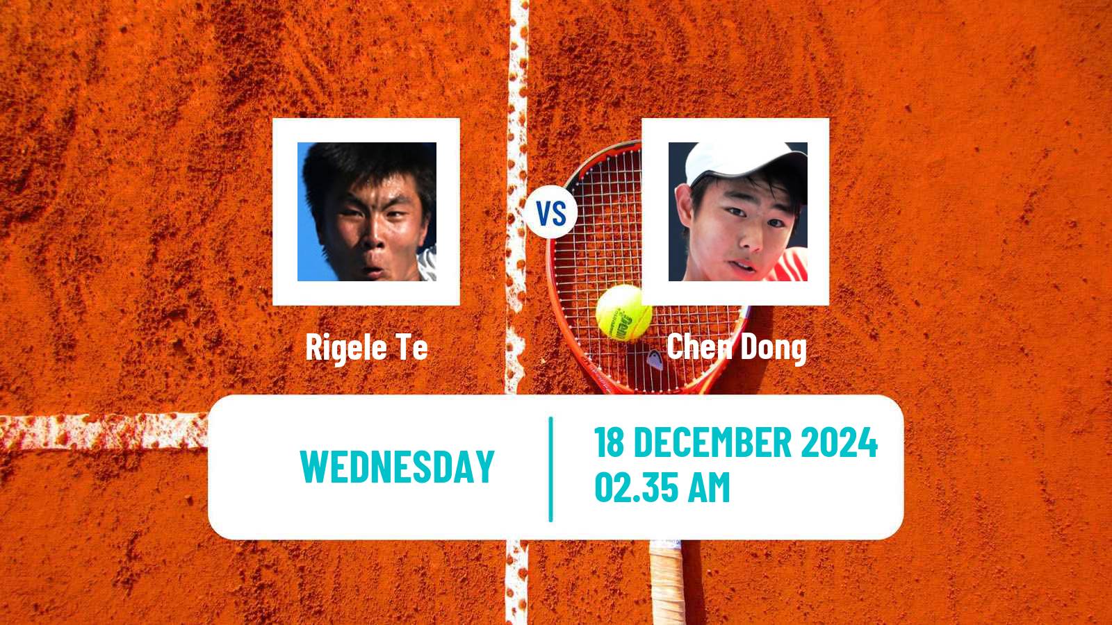 Tennis ITF M15 Bali 3 Men Rigele Te - Chen Dong