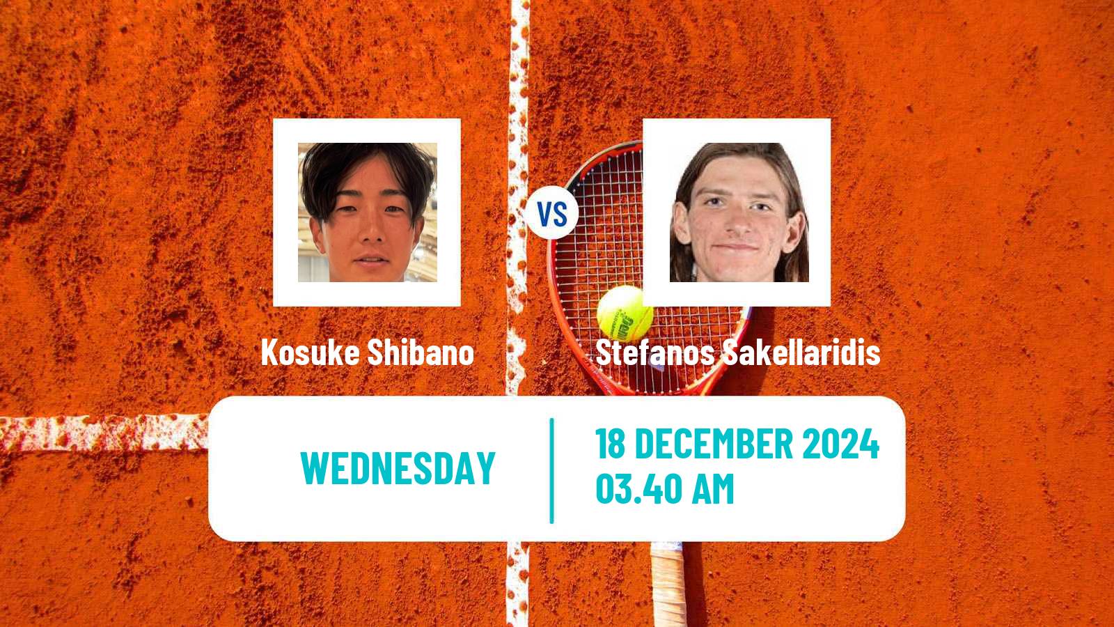 Tennis ITF M15 Bali 3 Men Kosuke Shibano - Stefanos Sakellaridis