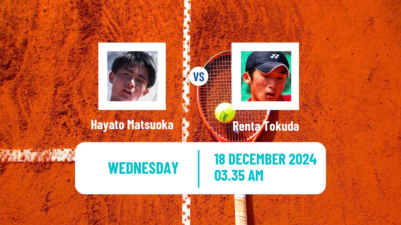 Tennis ITF M15 Bali 3 Men Hayato Matsuoka - Renta Tokuda