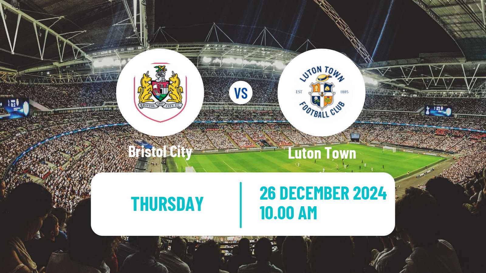 Soccer English League Championship Bristol City - Luton Town