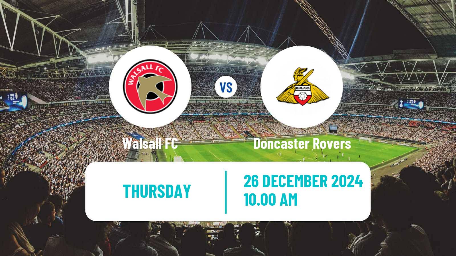 Soccer English League Two Walsall - Doncaster Rovers