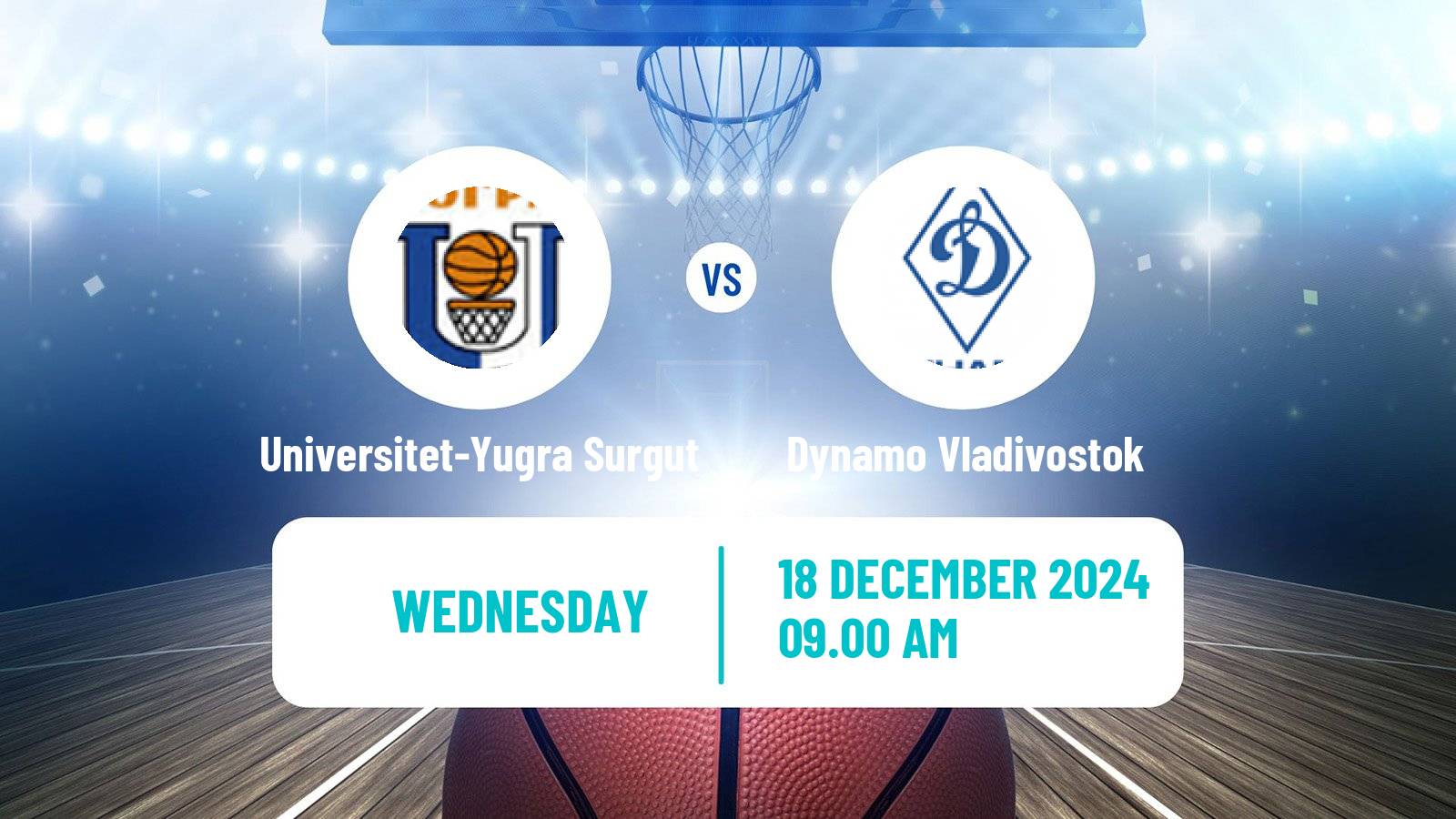 Basketball Russian Super League Basketball Universitet-Yugra Surgut - Dynamo Vladivostok