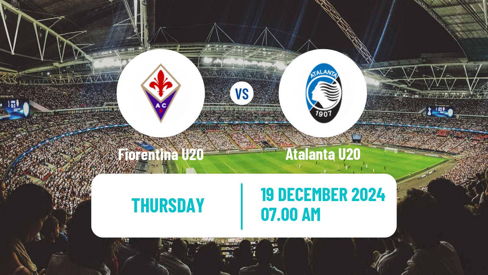 Soccer Italian Primavera 1 Fiorentina U20 - Atalanta U20