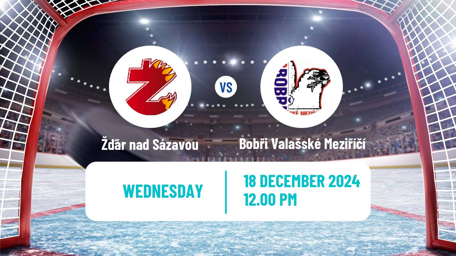 Hockey Czech 2 Liga Hockey East Žďár nad Sázavou - Bobři Valašské Meziříčí