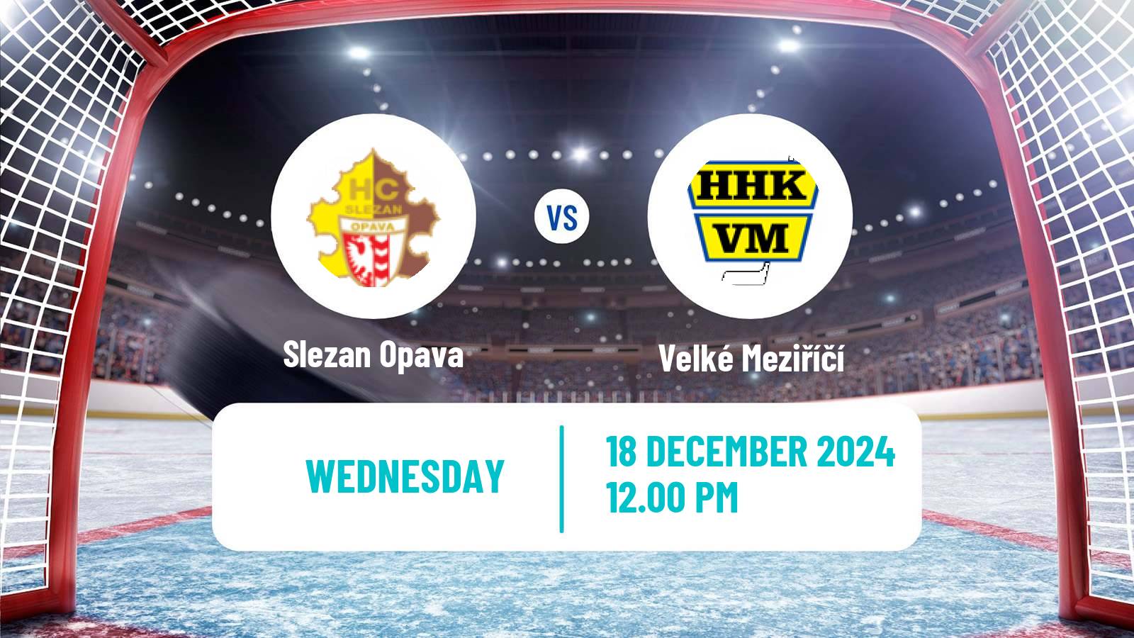 Hockey Czech 2 Liga Hockey East Slezan Opava - Velké Meziříčí